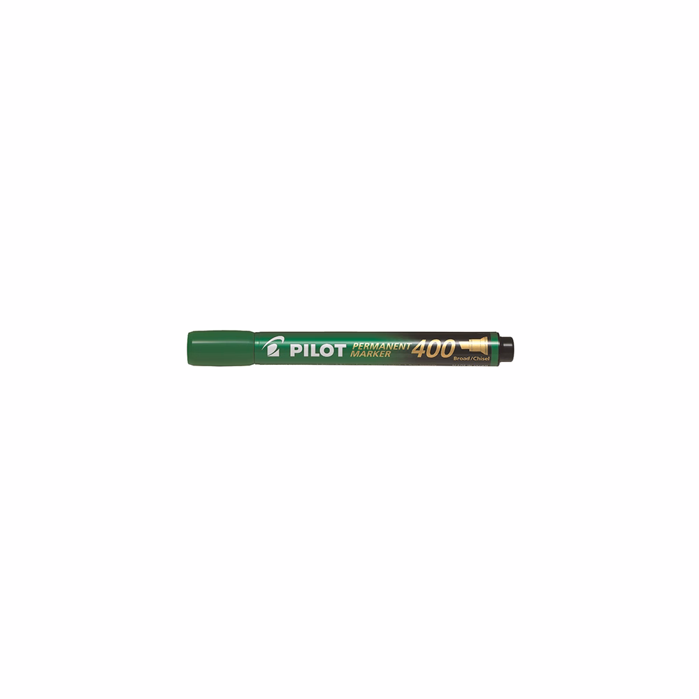 Alkoholos marker PILOT 400 vágott zöld