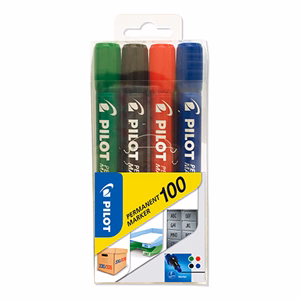 Alkoholos marker PILOT 4 darabos Alkoholos marker PILOT 4 darabos