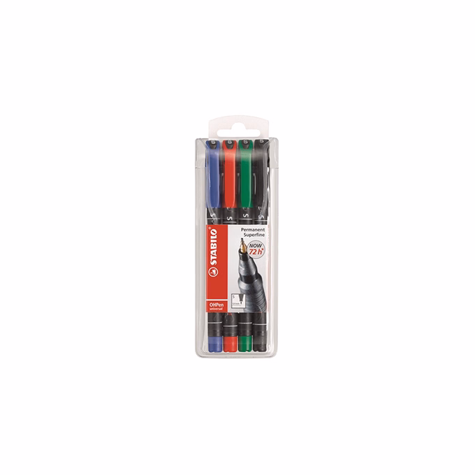 Alkoholos marker STABILO 841 S 4 darabos