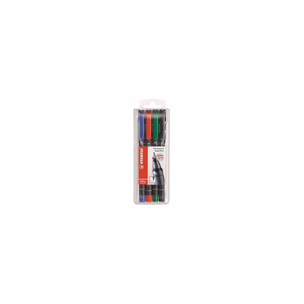 Alkoholos marker STABILO 841 S 4 darabos