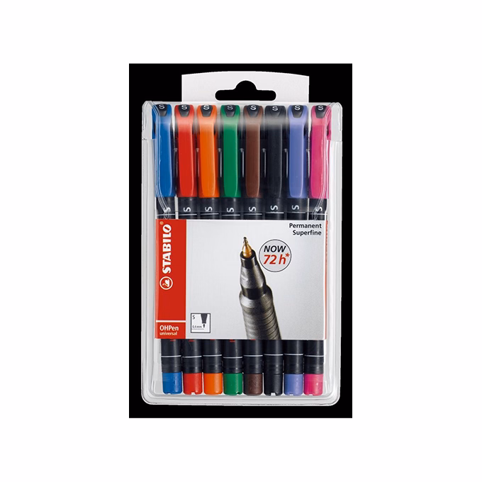 Alkoholos marker STABILO 841 S 8 darabos