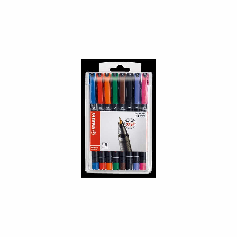 Alkoholos marker STABILO 841 S 8 darabos