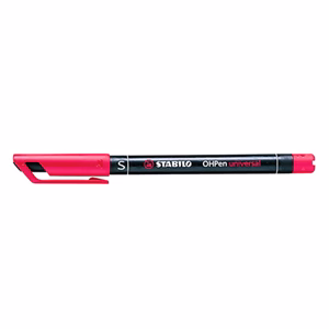 Alkoholos marker STABILO 843 M piros