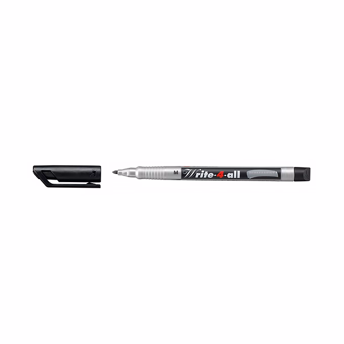 Alkoholos marker STABILO Write-4-All M fekete
