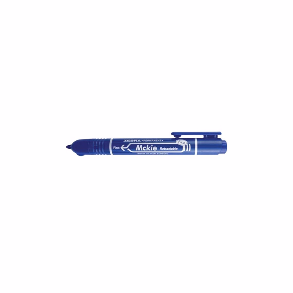 Alkoholos marker ZEBRA Mckie nyomógombos 1,3 mm kék