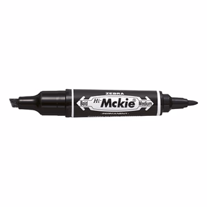 Alkoholos marker kétvégű ZEBRA Hi-Mckie 2,0-4,0 mm fekete Alkoholos marker kétvégű ZEBRA Hi-Mckie 2,0-4,0 mm fekete