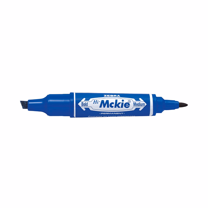 Alkoholos marker kétvégű ZEBRA Hi-Mckie 2,0-4,0 mm kék