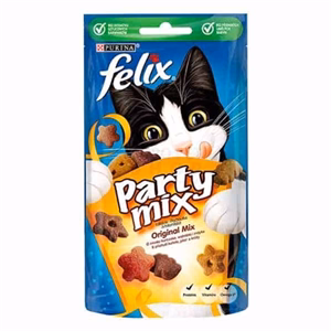 Állateledel jutalomfalat FELIX Party Mix Original Mix macskáknak 60 g