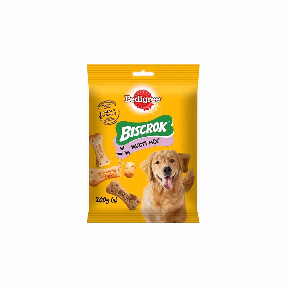 Állateledel jutalomfalat PEDIGREE Biscrok kutyáknak 200 g