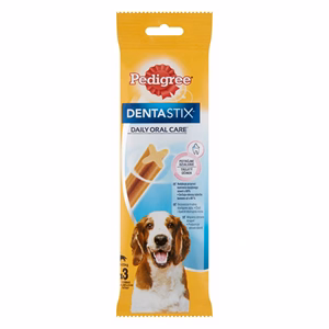 Állateledel jutalomfalat PEDIGREE Denta Stix Daily Oral Care közepes és nagytestű kutyáknak