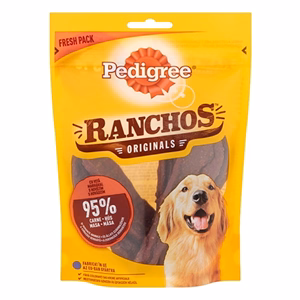 Állateledel jutalomfalat PEDIGREE Ranchos kutyáknak marha 70 g