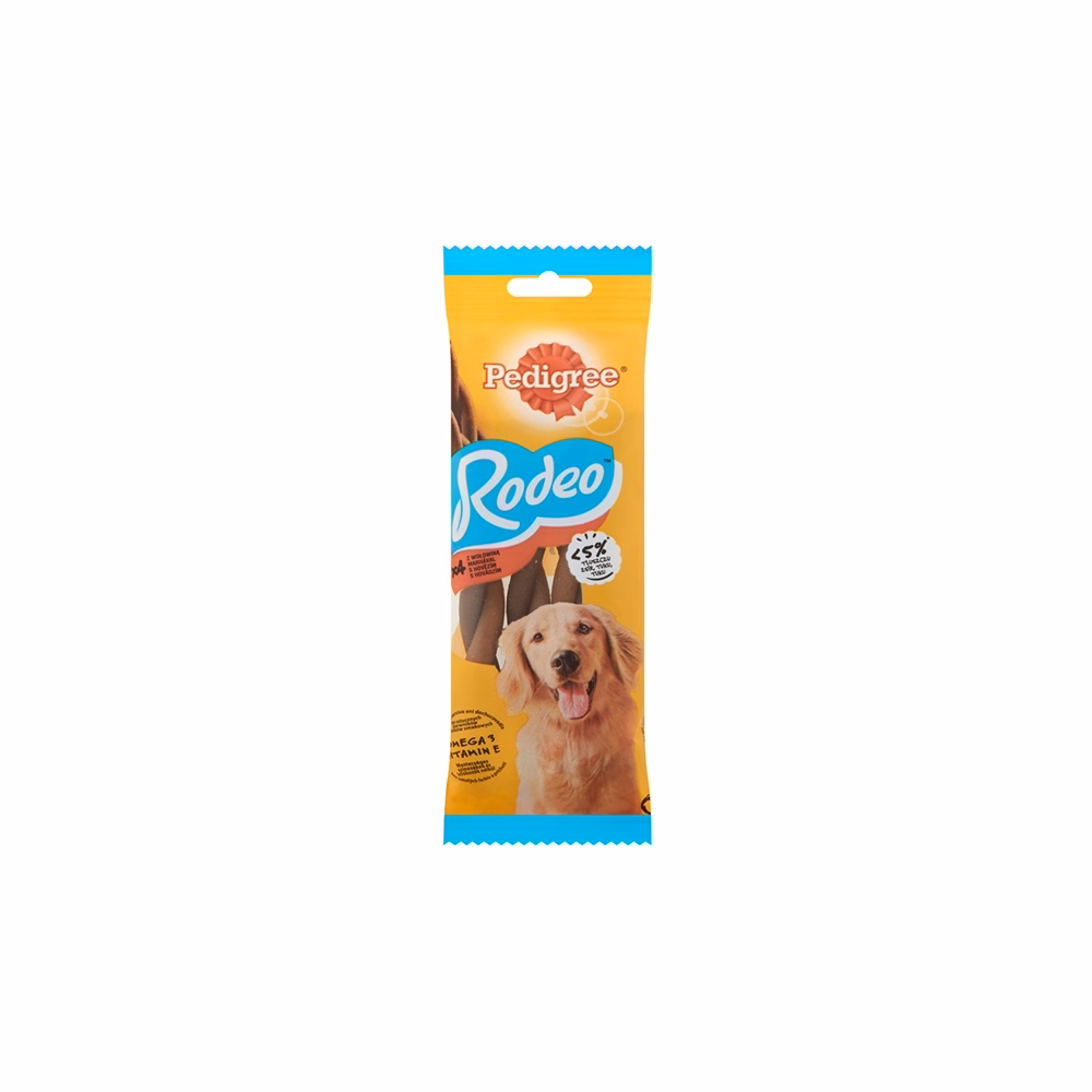 Állateledel jutalomfalat PEDIGREE Rodeo kutyáknak marha 70 g