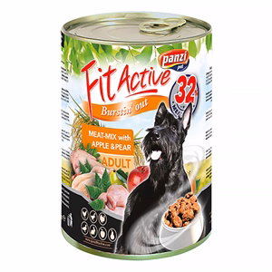 Állateledel konzerv PANZI FitActive kutyának hús-mix 415 g Állateledel konzerv PANZI FitActive kutyának hús-mix 415 g