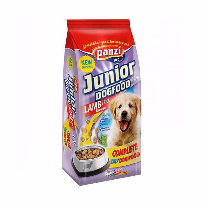 Állateledel száraz PANZI Regular junior kutyáknak bárányhússal 2 kg