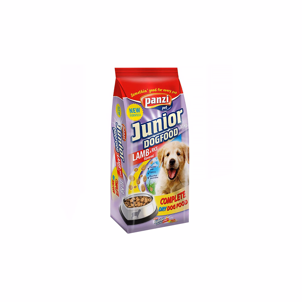 Állateledel száraz PANZI Regular junior kutyáknak bárányhússal 2 kg