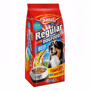 Állateledel száraz PANZI Regular kutyáknak marhahússal 10 kg