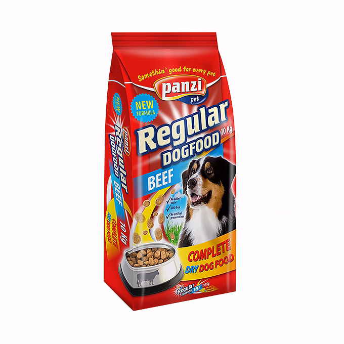 Állateledel száraz PANZI Regular kutyáknak marhahússal 10 kg