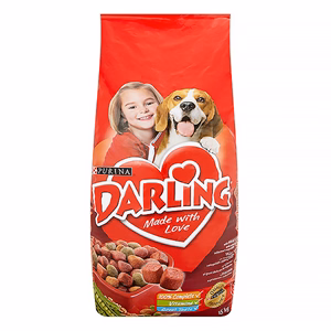 Állateledel száraz PURINA Darling kutyáknak hússal és zöldséggel 15 kg Állateledel száraz PURINA Darling kutyáknak hússal és zöldséggel 15 kg