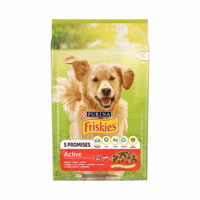 Állateledel száraz PURINA Friskies Vitafit Active kutyáknak marhával 10 kg Állateledel száraz PURINA Friskies Vitafit Active kutyáknak marhával 10 kg