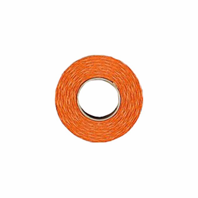 Árazószalag FORTUNA 25x16 mm perforált narancssárga 10 tekercs/csomag