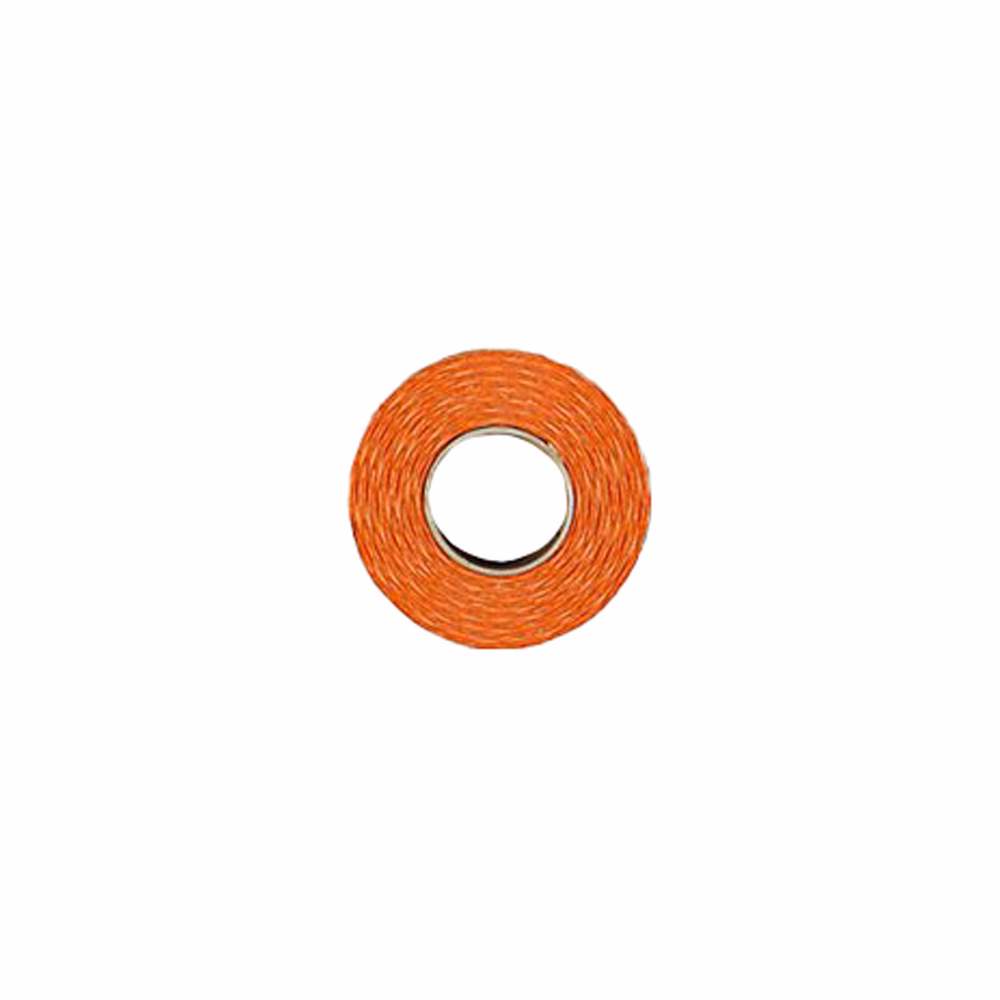Árazószalag FORTUNA 25x16 mm perforált narancssárga 10 tekercs/csomag