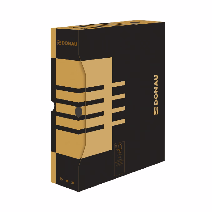 Archiváló doboz DONAU A/4 80 mm karton barna