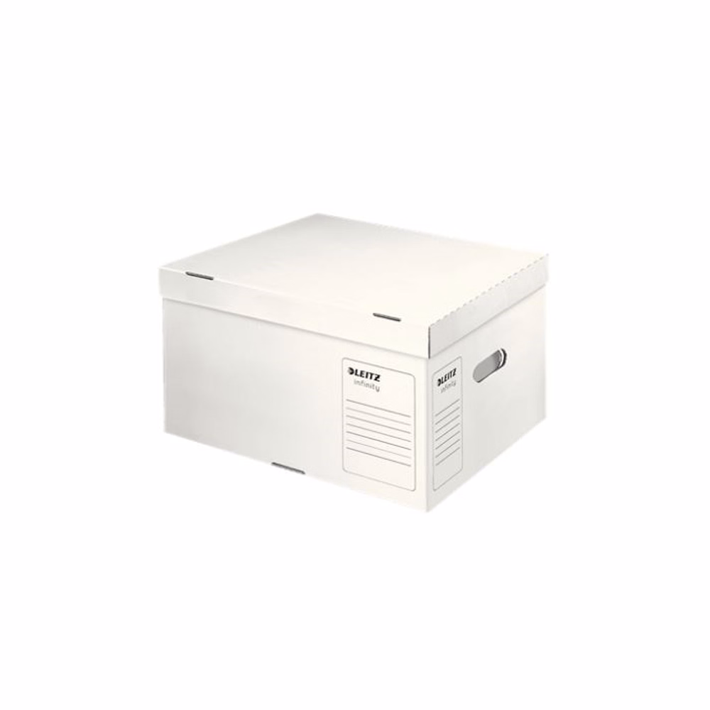 Archiváló és szállítódoboz LEITZ Infinity L méret 420x265x350 mm levehető tetővel savmentes