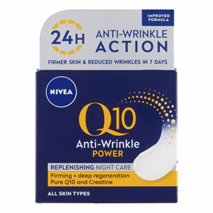 Arckrém NIVEA Q10 power ránctalanító éjszakai 50 ml