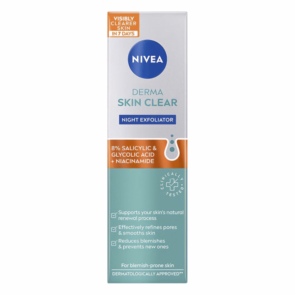 Arckrém hámlasztó NIVEA derma éjszakai 40 ml