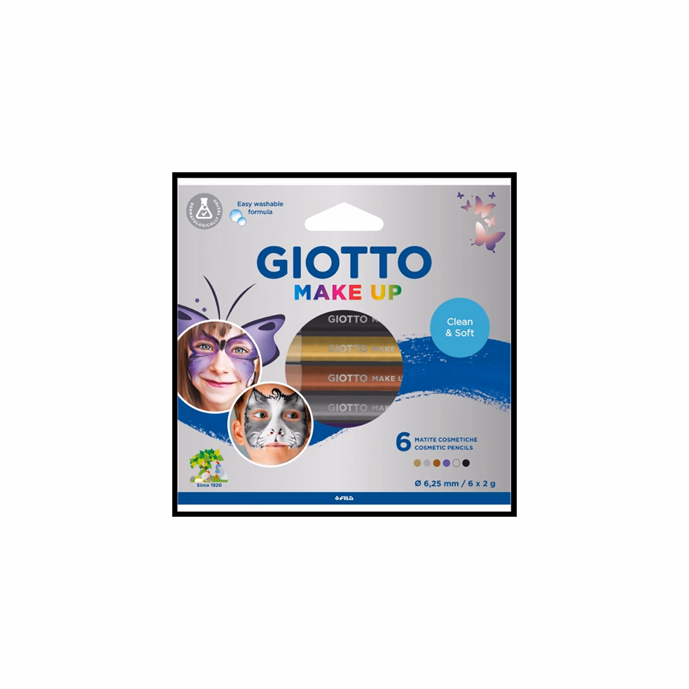 Arcszínező ceruza GIOTTO arany-ezüst-bronz 3 darabos