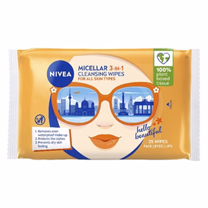 Arctisztító kendő NIVEA minden bőr típusra 25 db
