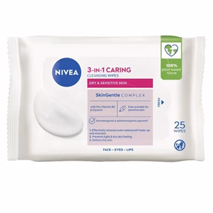 Arctisztító kendő NIVEA száraz/érzékeny bőrre 25 db