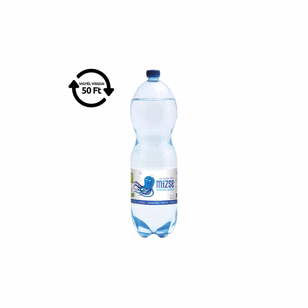 Ásványvíz szénsavas MIZSE 2,0L DRS