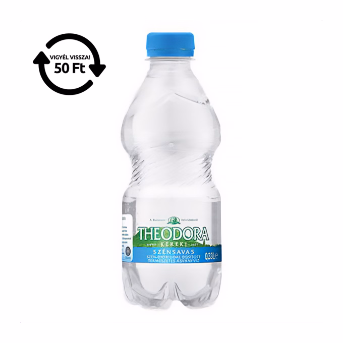 Ásványvíz szénsavas THEODORA 0,33L DRS