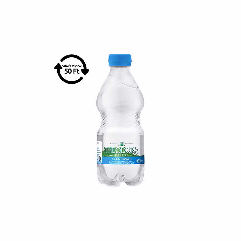 Ásványvíz szénsavas THEODORA 0,33L DRS