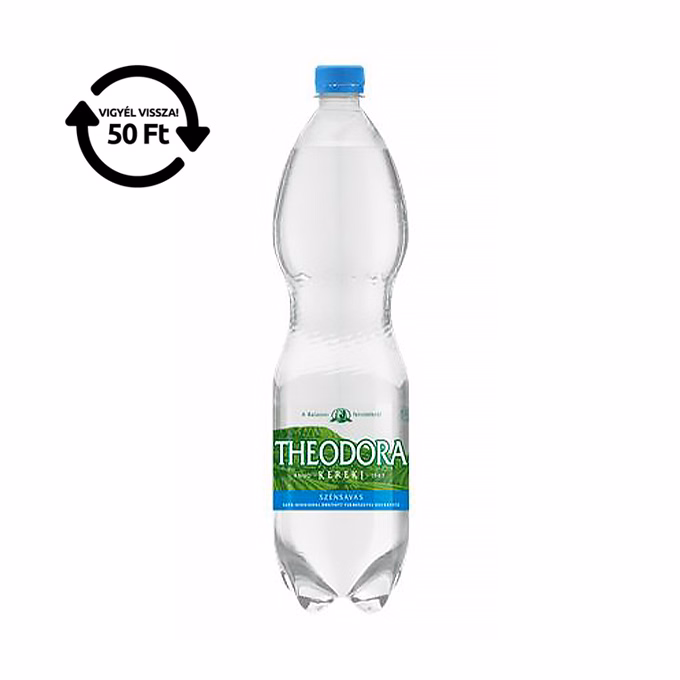 Ásványvíz szénsavas THEODORA 1,5L DRS