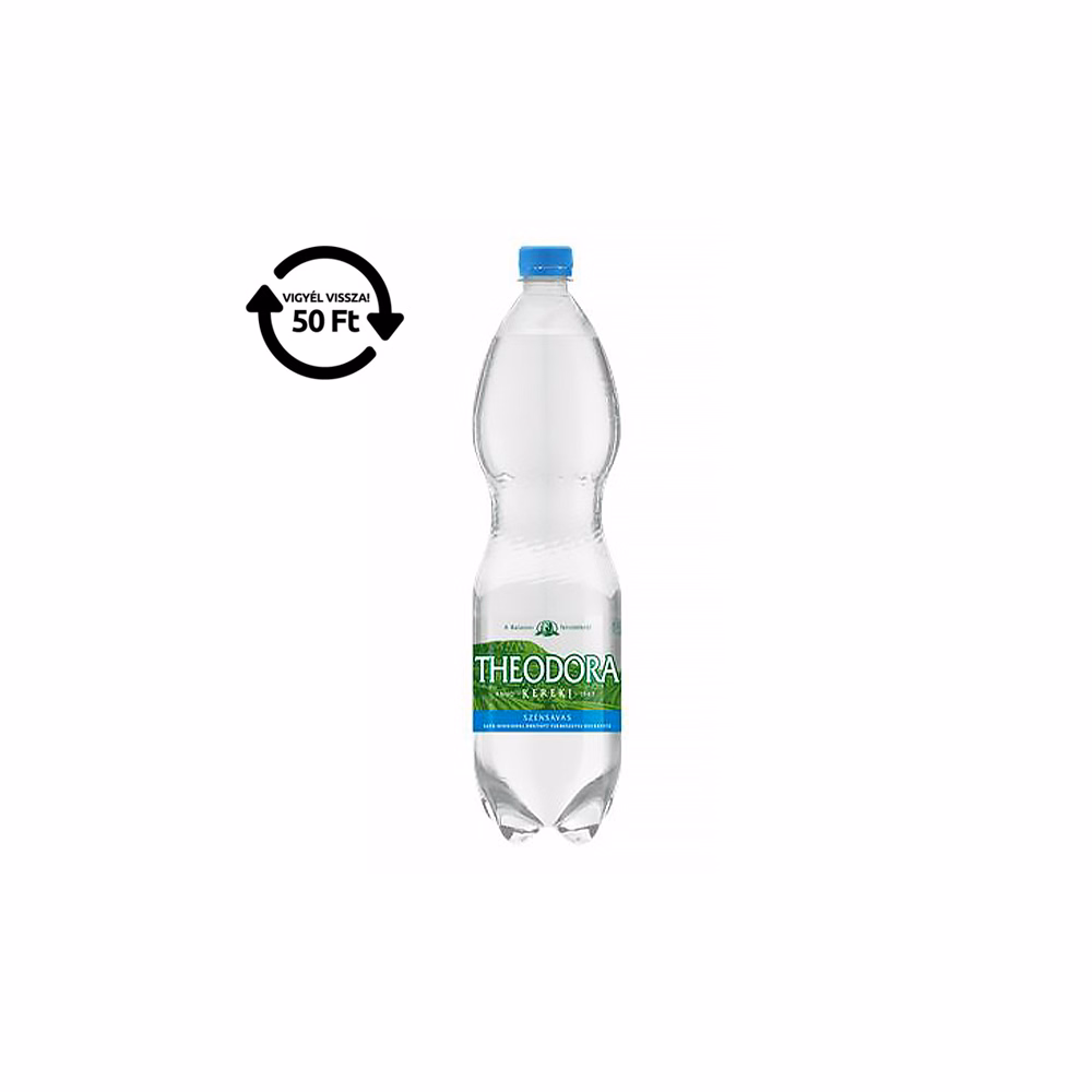 Ásványvíz szénsavas THEODORA 1,5L DRS