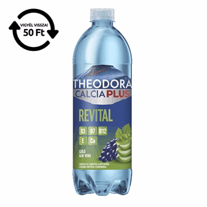 Ásványvíz szénsavas THEODORA Calcia Plus Revital szőlő-aloe vera 0,7 L DRS