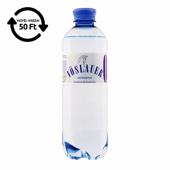 Ásványvíz szénsavas VÖSLAUER 0,5L DRS