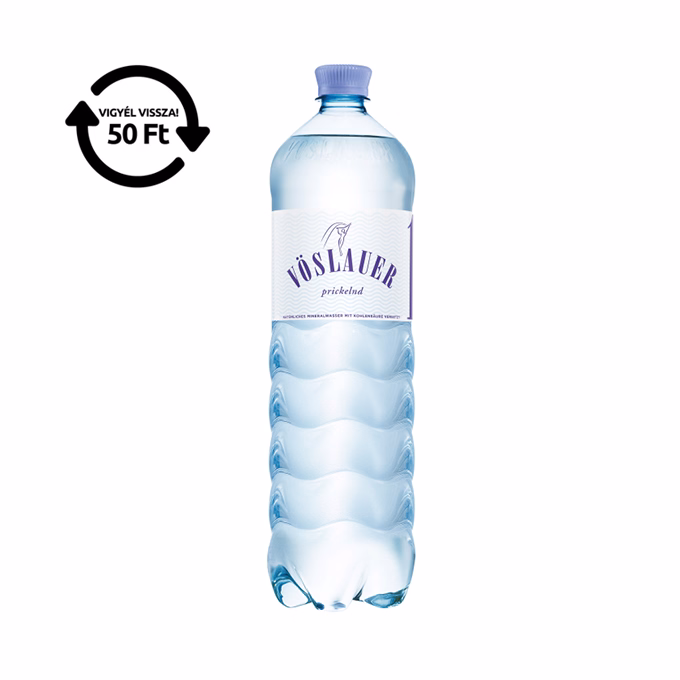 Ásványvíz szénsavas VÖSLAUER 1,5L DRS