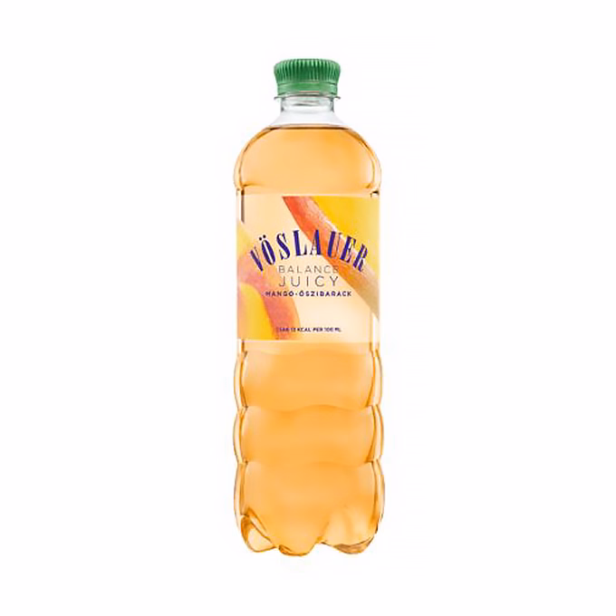 Ásványvíz szénsavas VÖSLAUER Balance Juice mango-őszibarack 0,75L DRS Ásványvíz szénsavas VÖSLAUER Balance Juice mango-őszibarack 0,75L DRS
