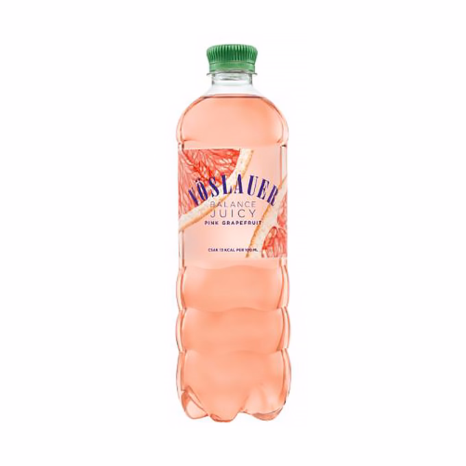 Ásványvíz szénsavas VÖSLAUER Balance Juicy pink grapefruit 0,75L DRS
