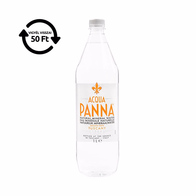 Ásványvíz szénsavmentes ACQUA PANNA 1L DRS