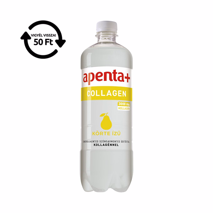 Ásványvíz szénsavmentes APENTA+ Collagen körte ízű 0,75L DRS