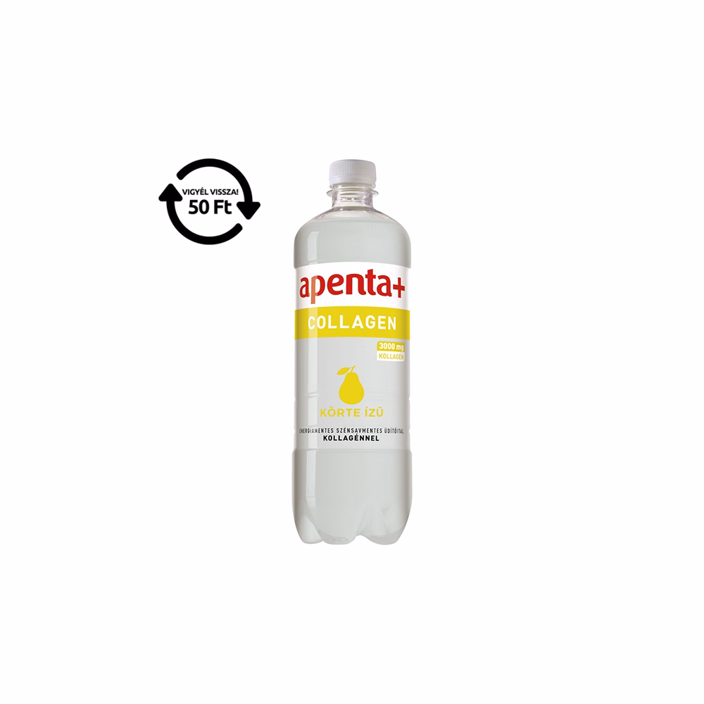 Ásványvíz szénsavmentes APENTA+ Collagen körte ízű 0,75L DRS