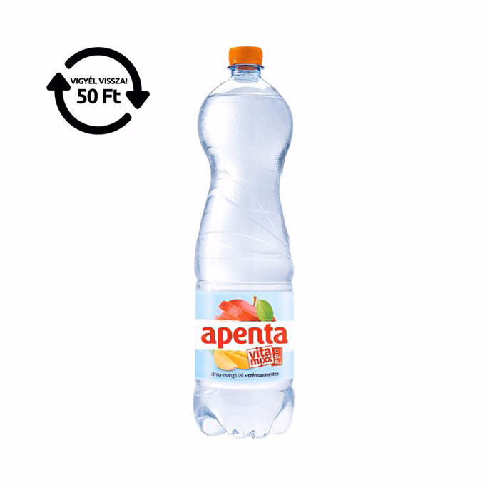 Ásványvíz szénsavmentes APENTA Vitamixxx alma-mangó 1,5L DRS
