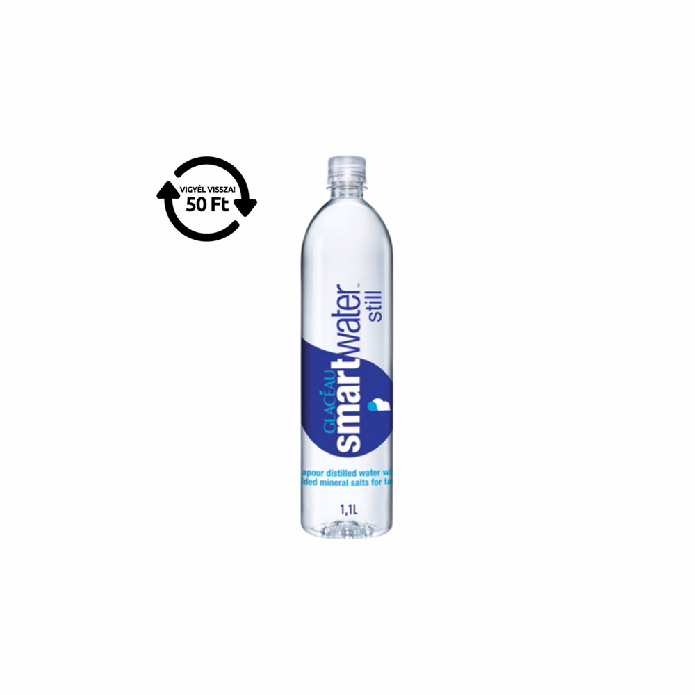 Ásványvíz szénsavmentes GLACEAU SMARTWATER 1,1L DRS