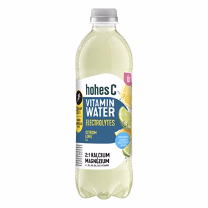 Ásványvíz szénsavmentes HOHES C Vitamin Electrolytes citrom-lime 0,5 L DRS