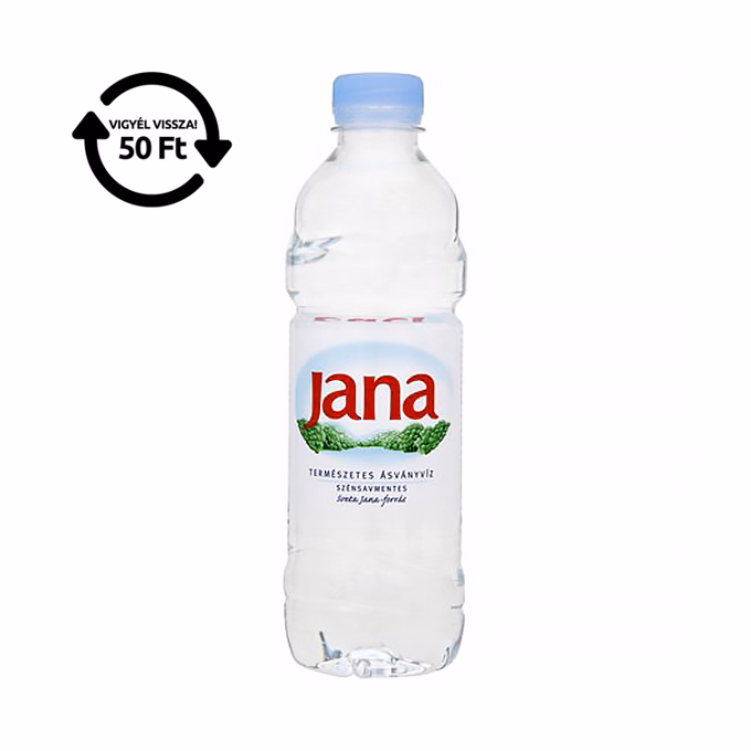 Ásványvíz szénsavmentes JANA 0,5L DRS