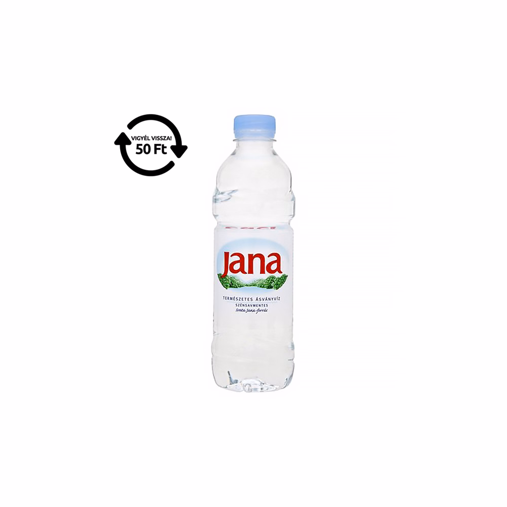 Ásványvíz szénsavmentes JANA 0,5L DRS